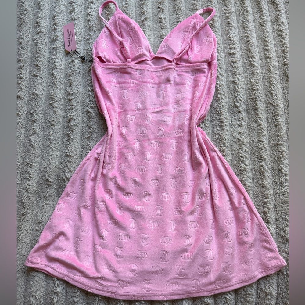 Juicy Couture Plush Velour Bling JC Nightie - Picture 5 of 8